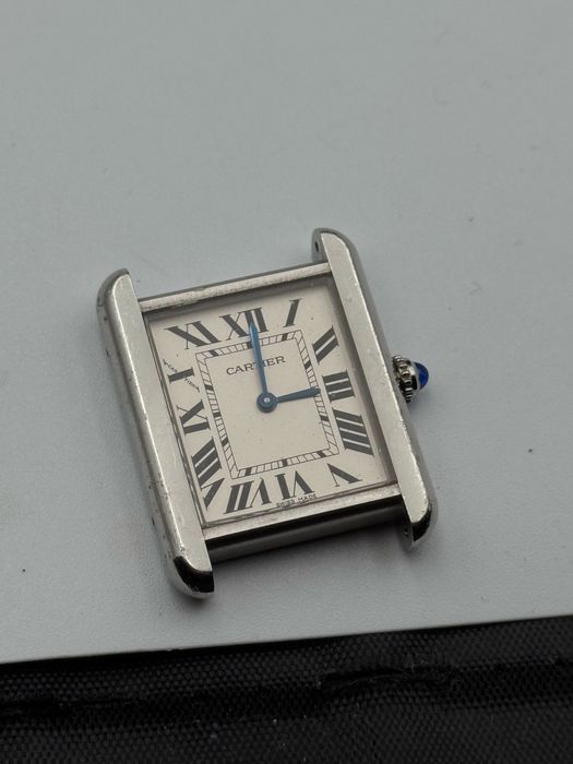 Cartier Tank Solo  3170 Quarz 24.5 mm  Pentru Piese Incomplect