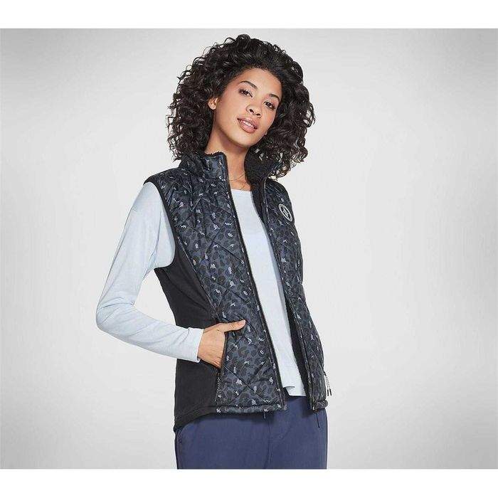 Дамски Елек Skechers Midnight Puffer Vest - S, M, L размери