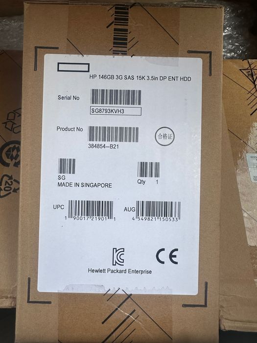 Жесткий диск 146 GB 3.5” HP 384854-B21
