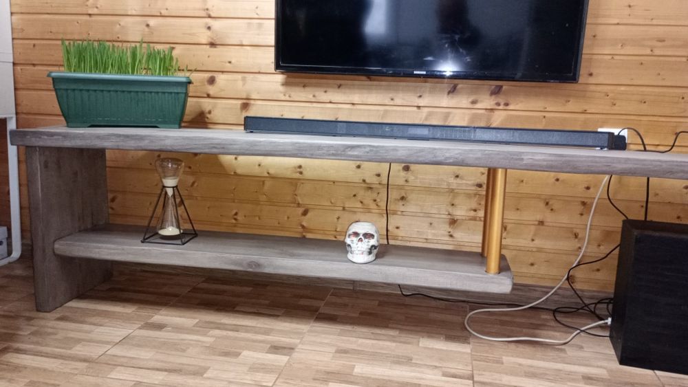 Lemn masiv stejar tv stand sufragerie