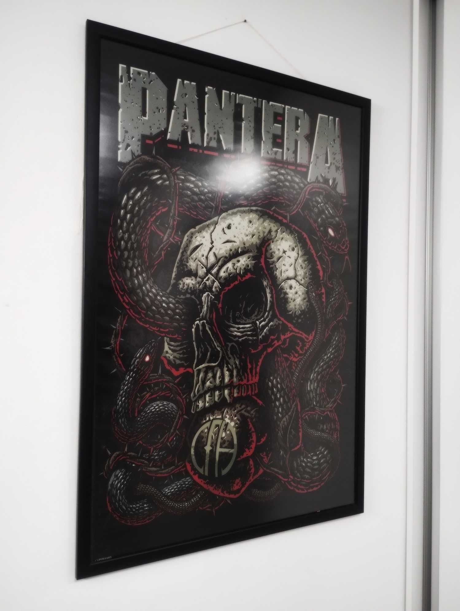 Рамкиран плакат на PANTERA с дървена рамка и антирефлексно стъкло