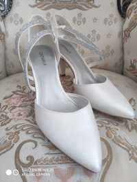 Pantofi albi cununie/ nunta