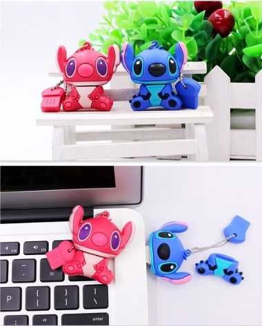 Голям Плюшен Стич + ПОДАРЪК Флашка, Играчка Стич 80 / 100см Stitch