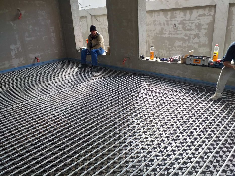 Instalatii incalzire in pardoseala.  sisteme complete H V AC