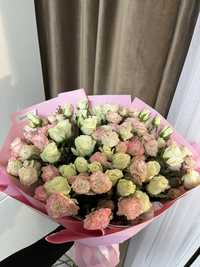 Romantic,кустовые розы шикарный букет