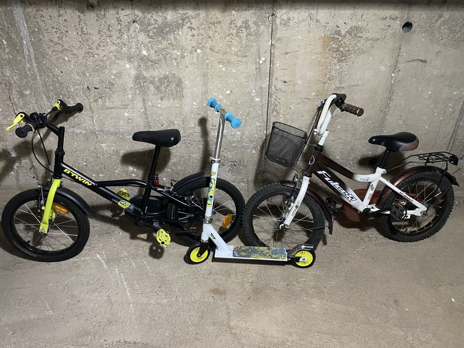 2 Biciclete si trotineta copii 3-6 ani toate la pretul afisat!!!