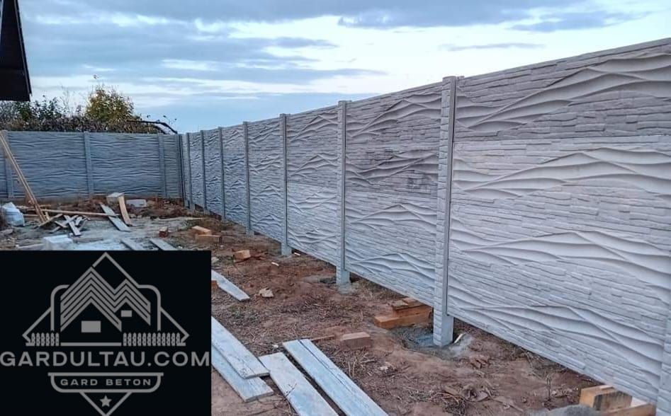 Garduri din beton comprimat cu montaj placi stâlpi garduri