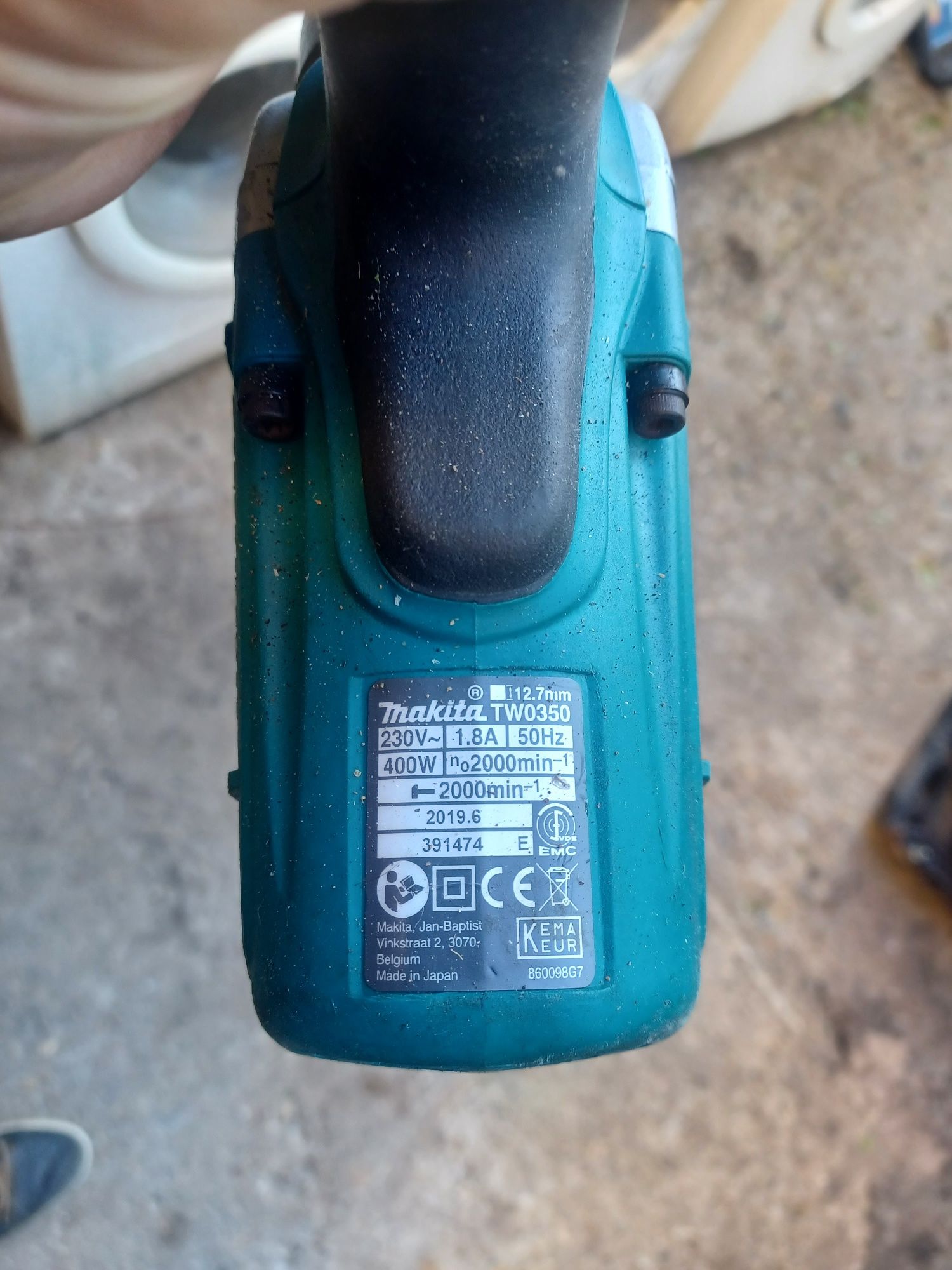 Pistol cu impact MAKITA  TW 0350 ca nou