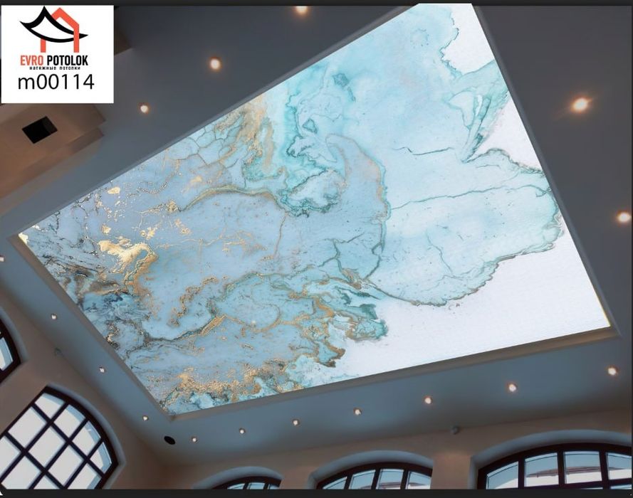 натяжной паталок фото обой хизмати