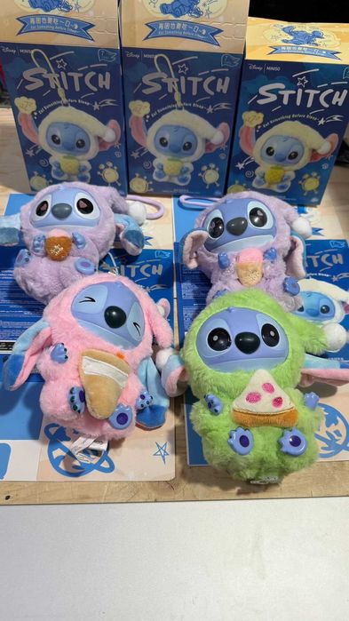 Jucarie Plus Stitch Stil Labubu – Figurine Mystery Box,17 cm, BimBimBo