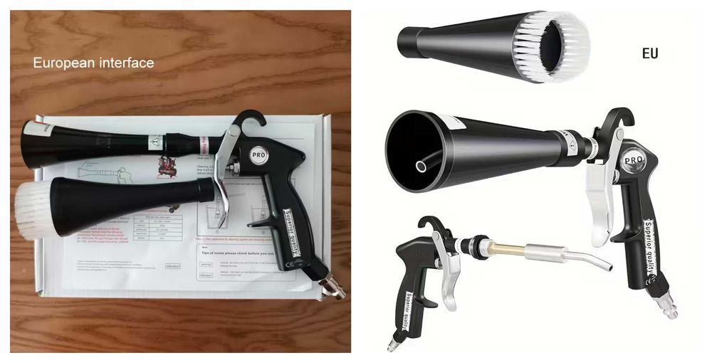 Пневматичен пистолет за сухо почистване Tornador PRO - EU стандарт