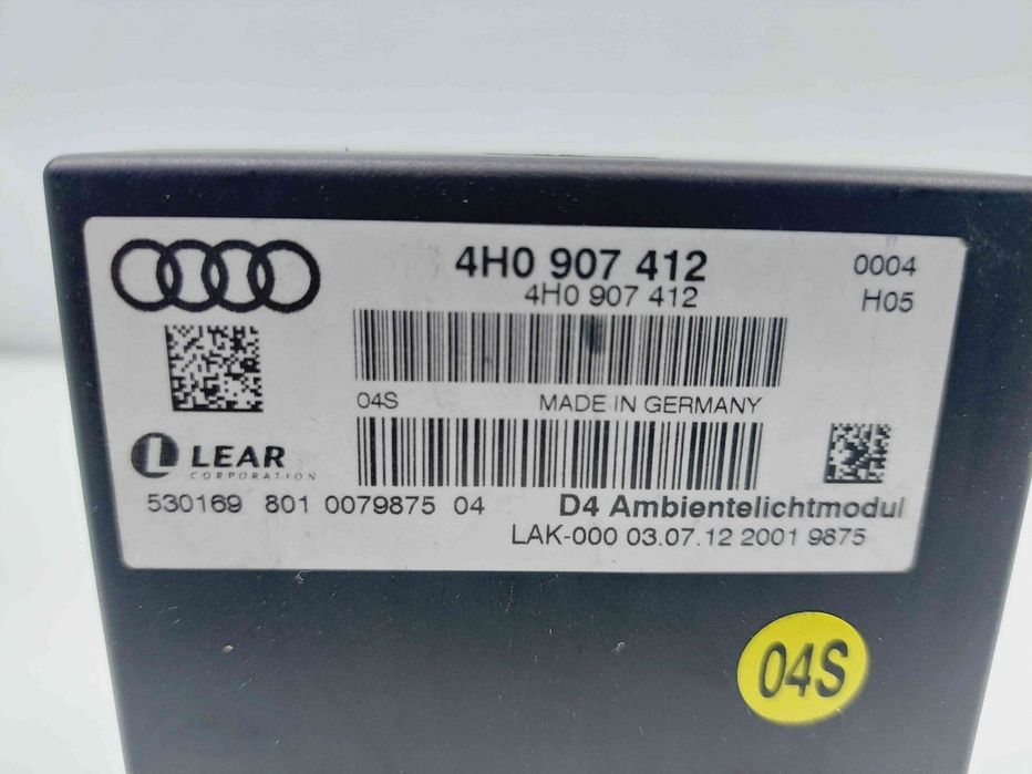 Modul control lumini Audi A8 D4 (4H2, 4H8, 4HC, 4HL) [Fabr 2009-2018]