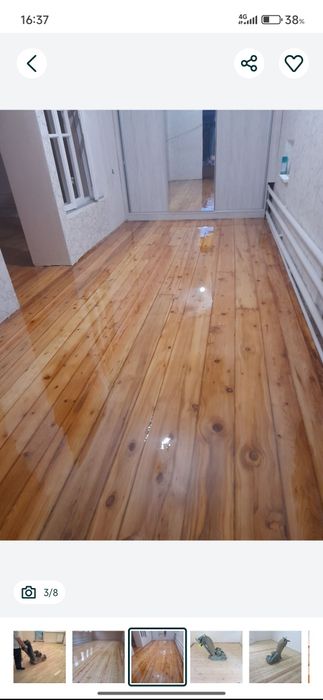 Шлифовка укладка пол паркет ламинат киламз