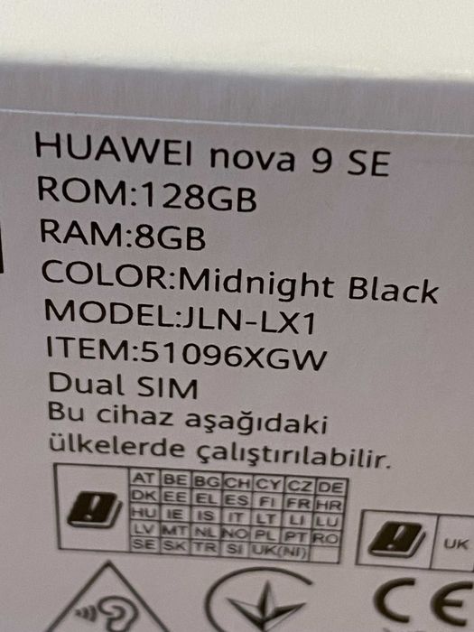 Nova 9SE/Honor 90 LIte 256GB 8+5 TurboRam camera 100Mpx
