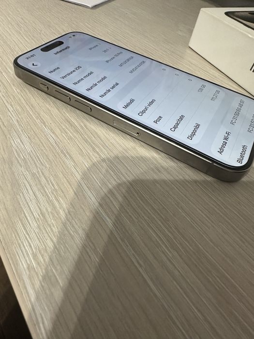 Iphone 15 Pro 128 Gb neverlocked iiimpecabil