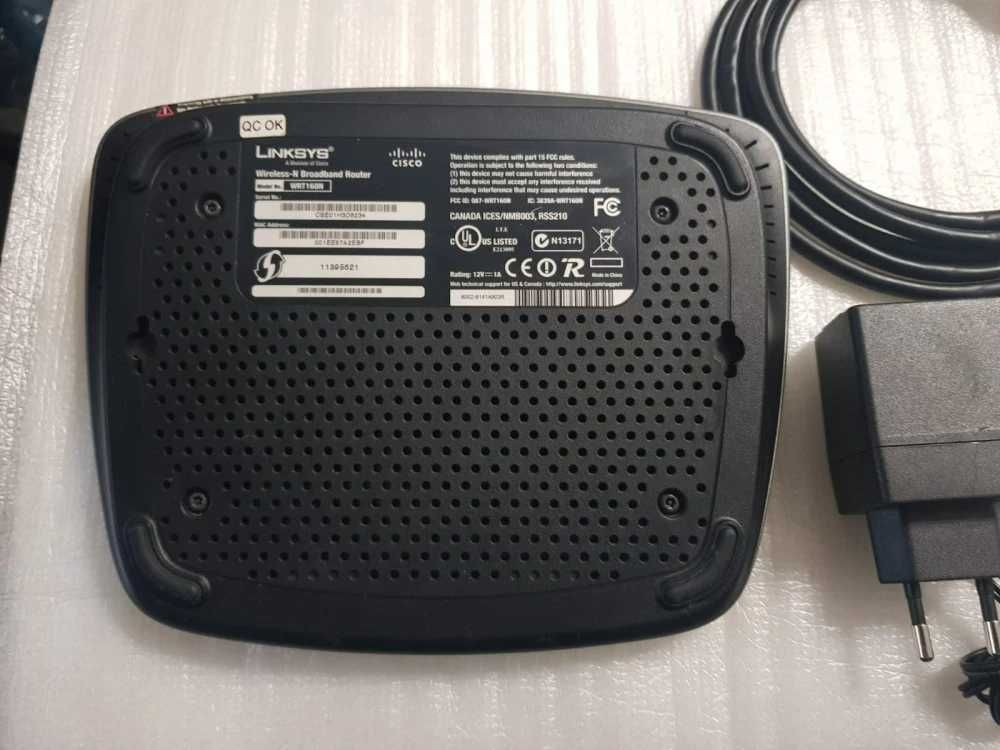 Router Linksys WRT160N 300Mbps 4-Port 10/100 Wireless - poze reale