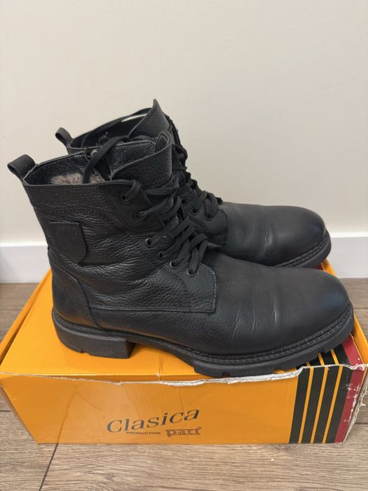 Мужская обувь 43 размер натуральная кожа и мех