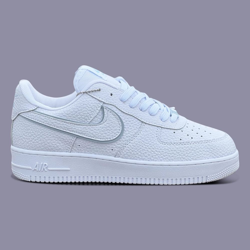Adidasi Nike Airforce 1 low full albi white - premium