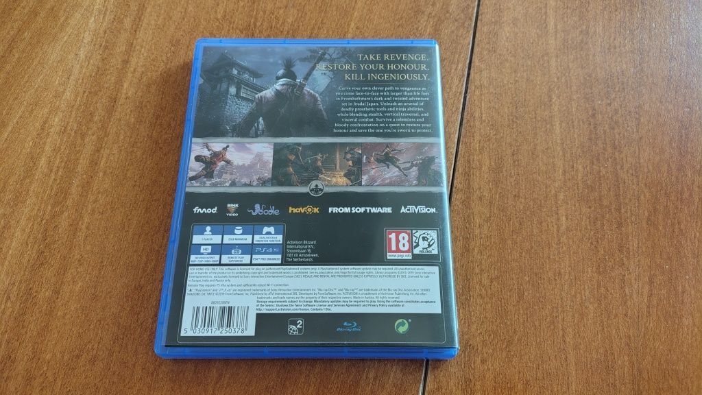 Sekiro: Shadows Die Twice PS4