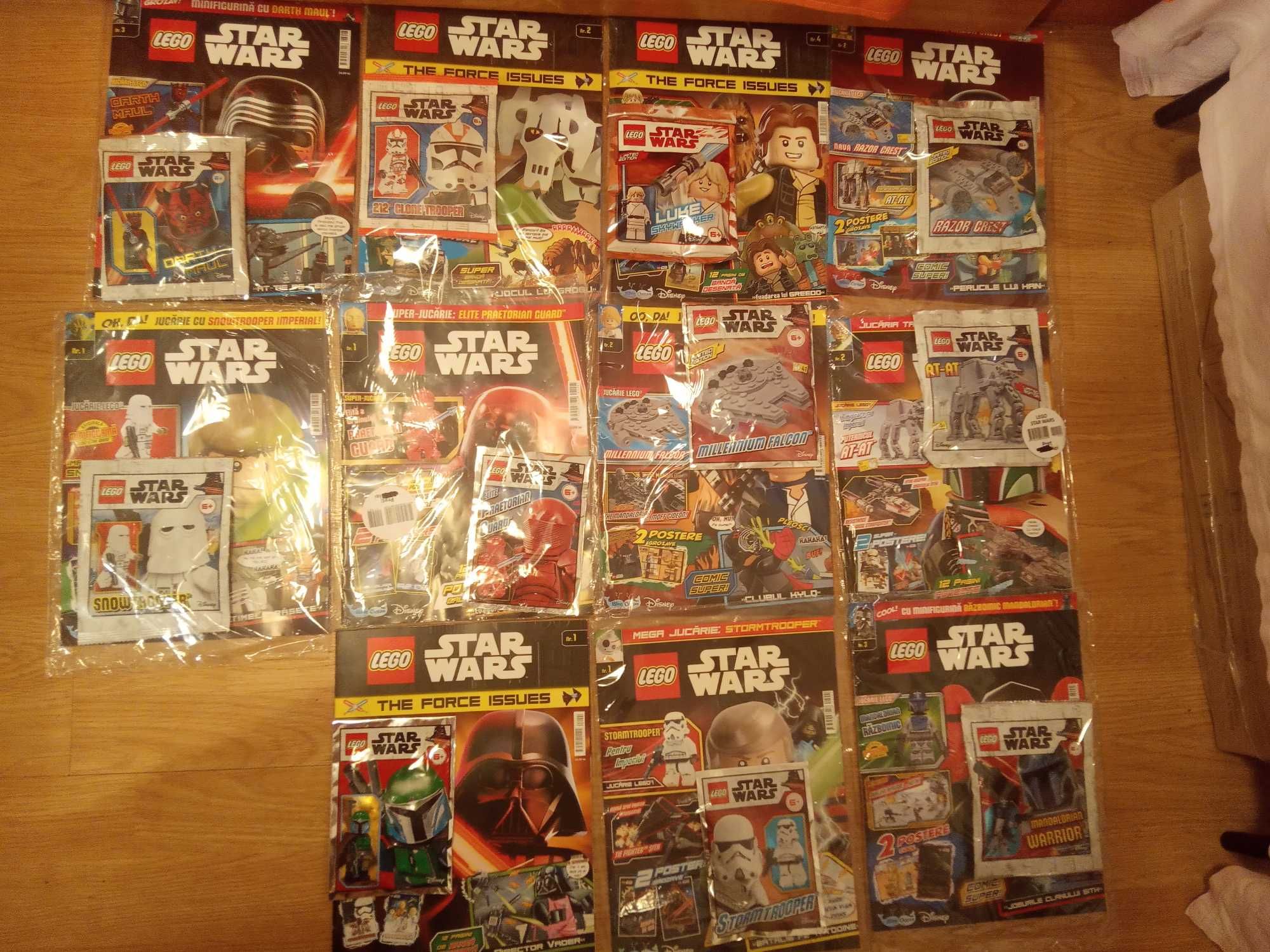 Seturi mici Lego Star Wars (foil bags) cu revistele aferente, sigilate