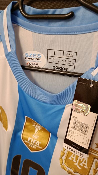 Tricou Leo Messi 10 Argentina cu autograf