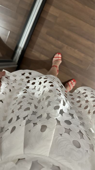 Rochie alba superba