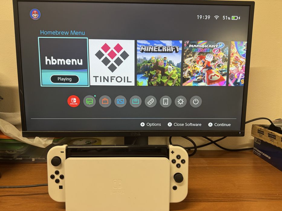 Nintendo Switch Oled + 128gb Kefir чип