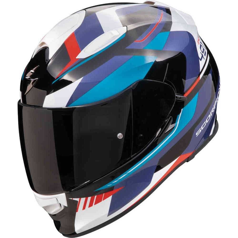 Каска SCORPION EXO 491 Abilis Black/Red/Blue Размер M