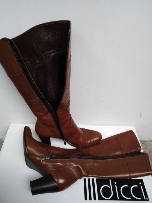 Дамски ботуши ест. кожа