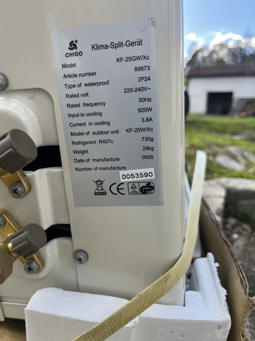 Vand clima noua doar unitatea de afara