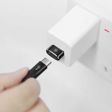 Преходник Адаптер от USB Type C към USB-A мъжко Baseus CAAOTG-01