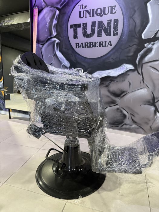 Бръснарски стол + огледало