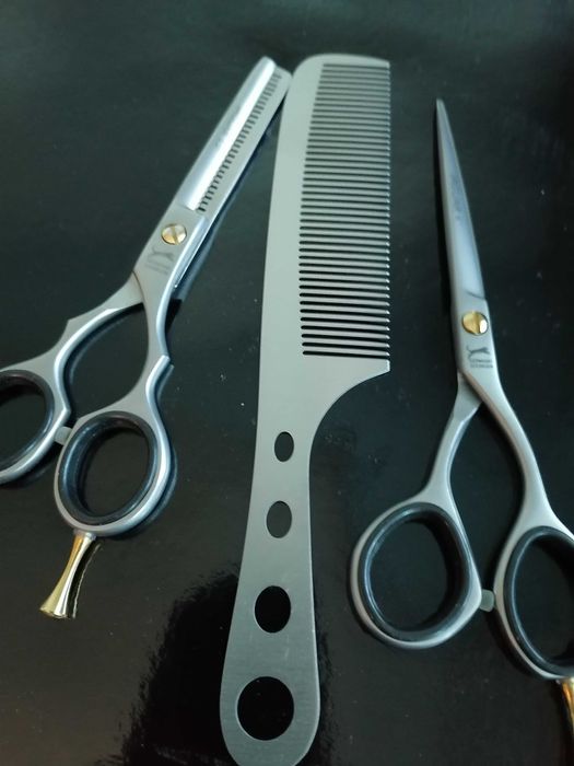 Set Foarfeci profesionale jaguar tuns filat pieptăn 6