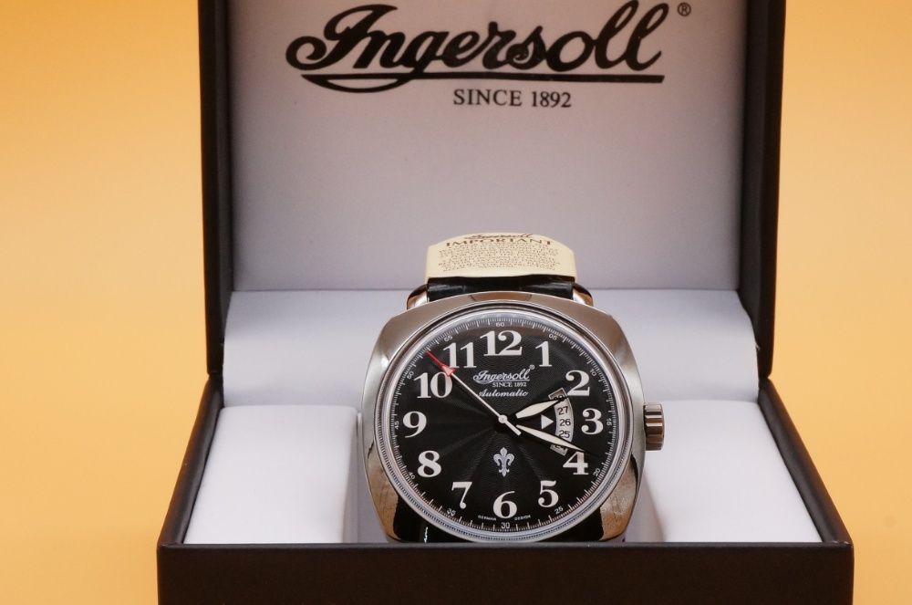 Ceas Barbatesc "Ingersoll IN1002BBK Black Jack" Analog Automatic