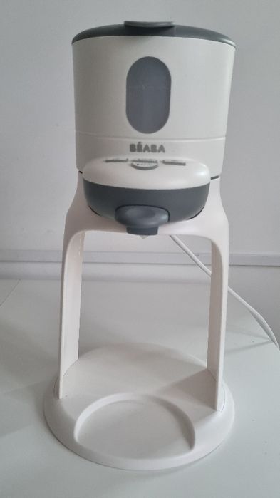 Preparator 3 in 1 pentru biberoane Beaba Bib'Expresso, Alb/Gri