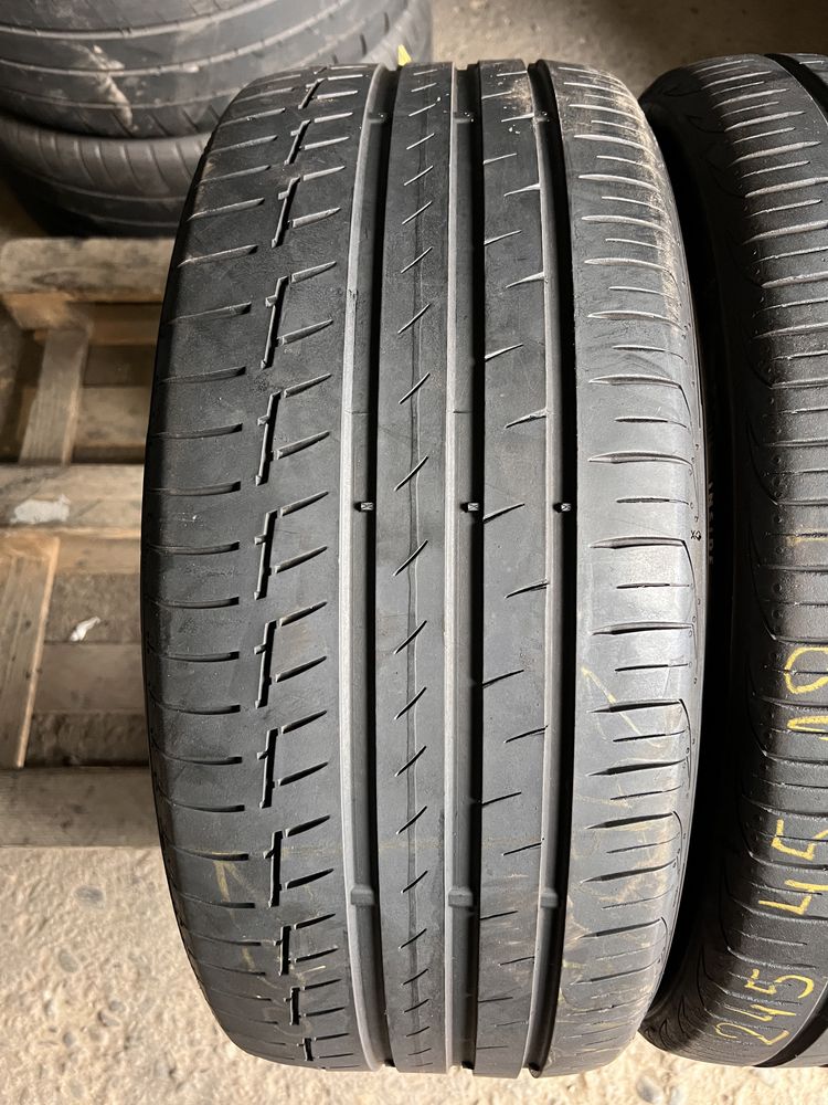 2 anvelope vara 245/45/19 , Continental , DOT 2019 , 5.5 mm