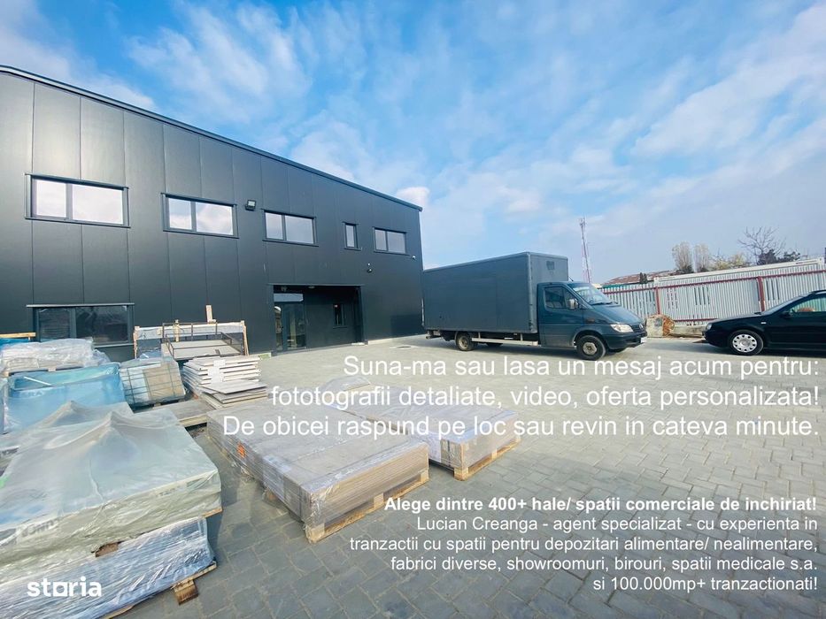 Spatii birouri/ showroom, parcare, 140mp, zona Dacia Visaria