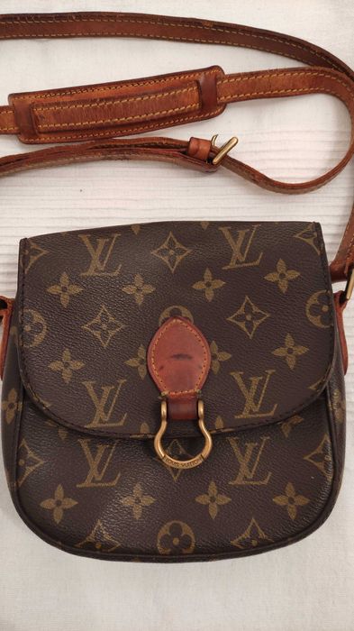 LOUIS VUITTON Mini Saint Cloud Shoulder Bag Monogram Leather