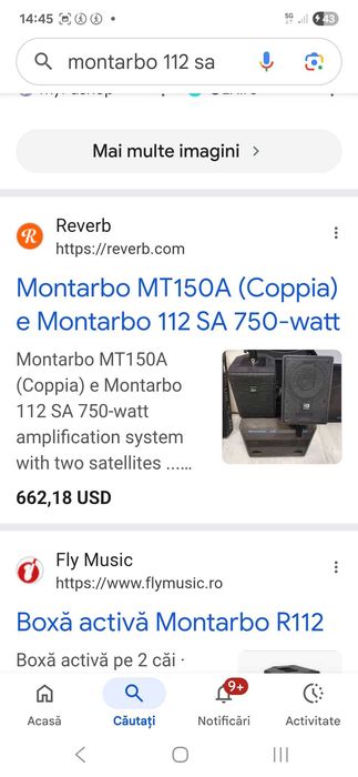boxa activa montarbo mt 150a pa subwoofer 112 sa 2x150+450w rms
