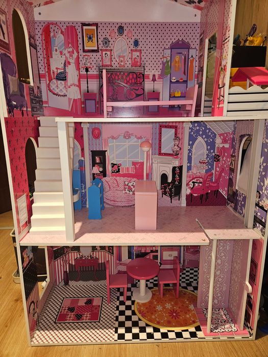 Къща за кукли дървена