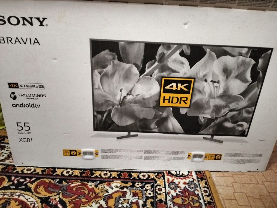 Tv Sony Android-4K, 138 cm, impecabil