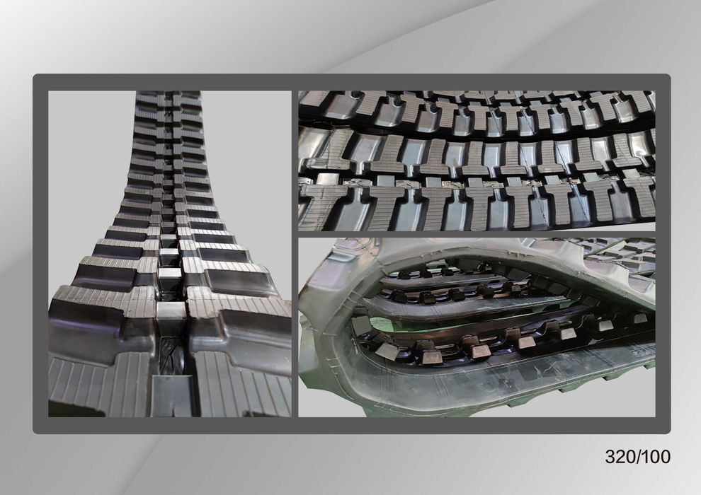 Șenilă  cauciuc  320 x 100 x 43