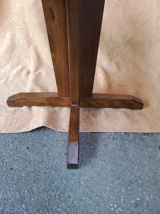 masa de sah lemn intarsie 67/67 cm