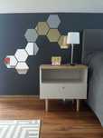 Set Oglinzi Acrilice Design Hexagon Oglinzi Decorative XXL Size 12 buc