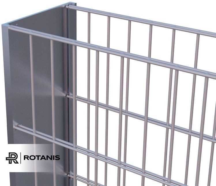 Plasa de gard panou 2D tip gabion