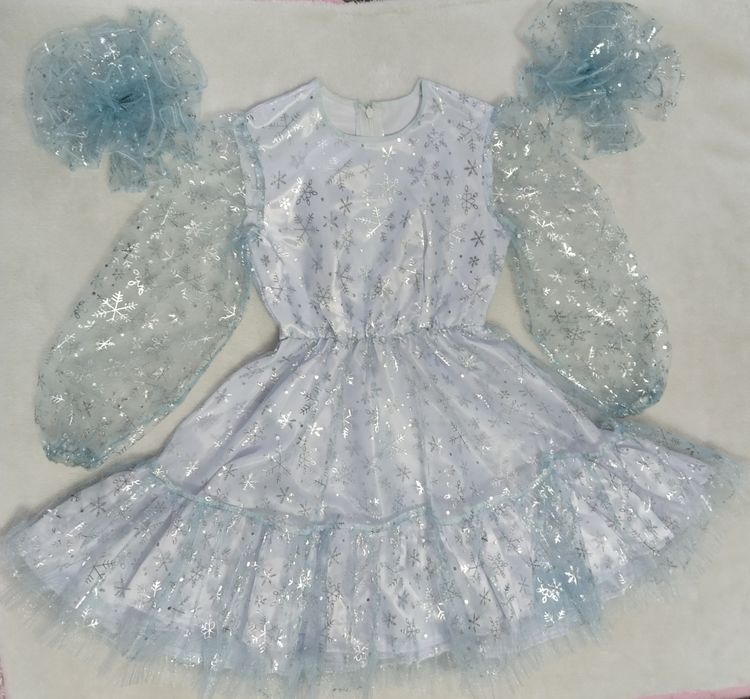 Новогоднее платье Снежинка