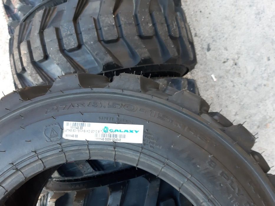 Anvelope 27x8.5-15 cauciucuri noi pt incarcator cu livrare