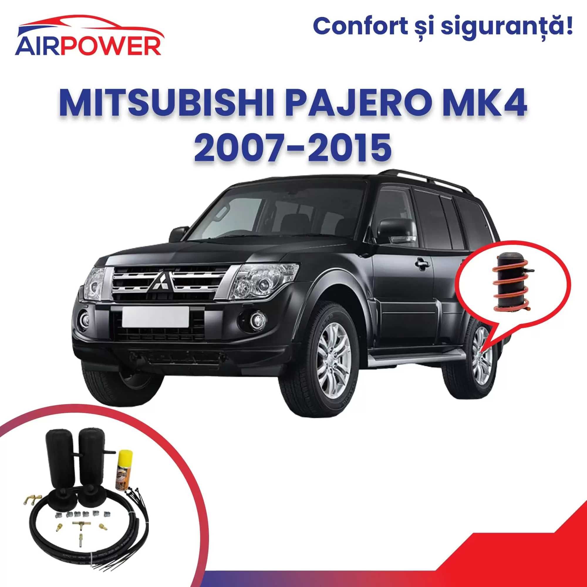 Perne auxiliare, perne auto pneumatice, Mitsubishi Pajero.