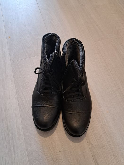 Vand ghete bărbați din piele naturală, căptușite, noi