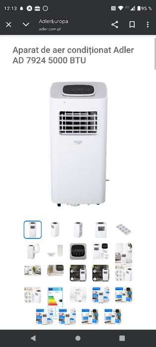 aparat aer condiționat nou Adler